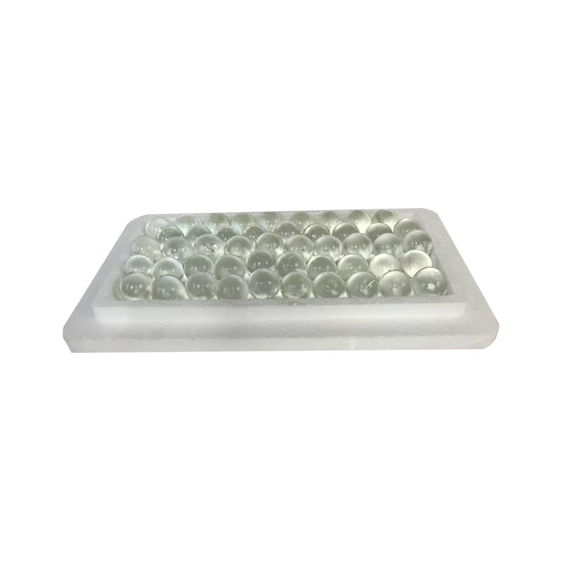 How do special glass balls contribute to producing high-efficiency air filter paper?